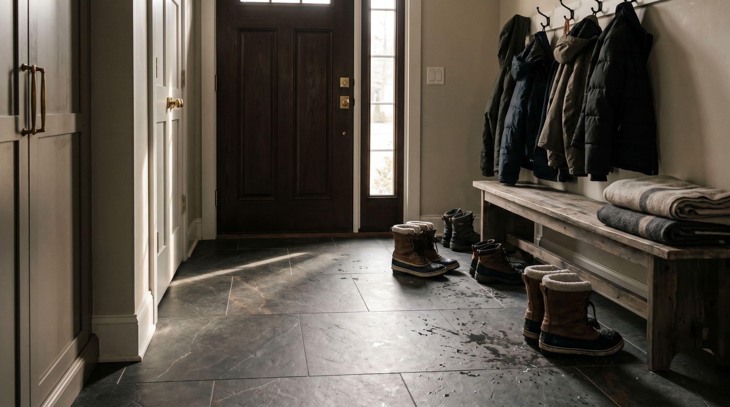 Best Tile for NJ Mudrooms and Entryways — JL Tile & Stone blog about tile and stone work in New Jersey