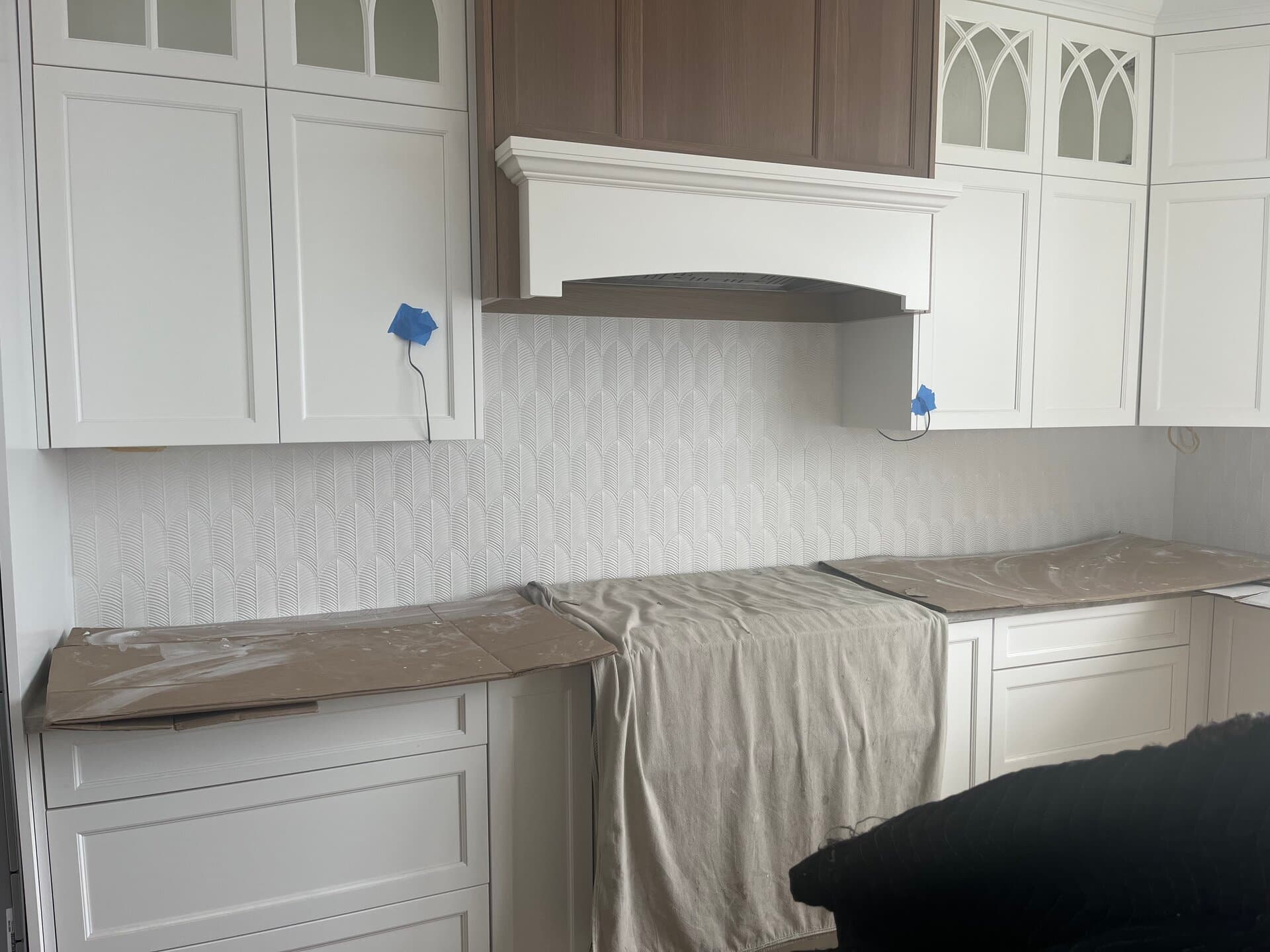 Art Deco Kitchen Backsplash — Backsplash tile project in New Jersey by JL Tile & Stone