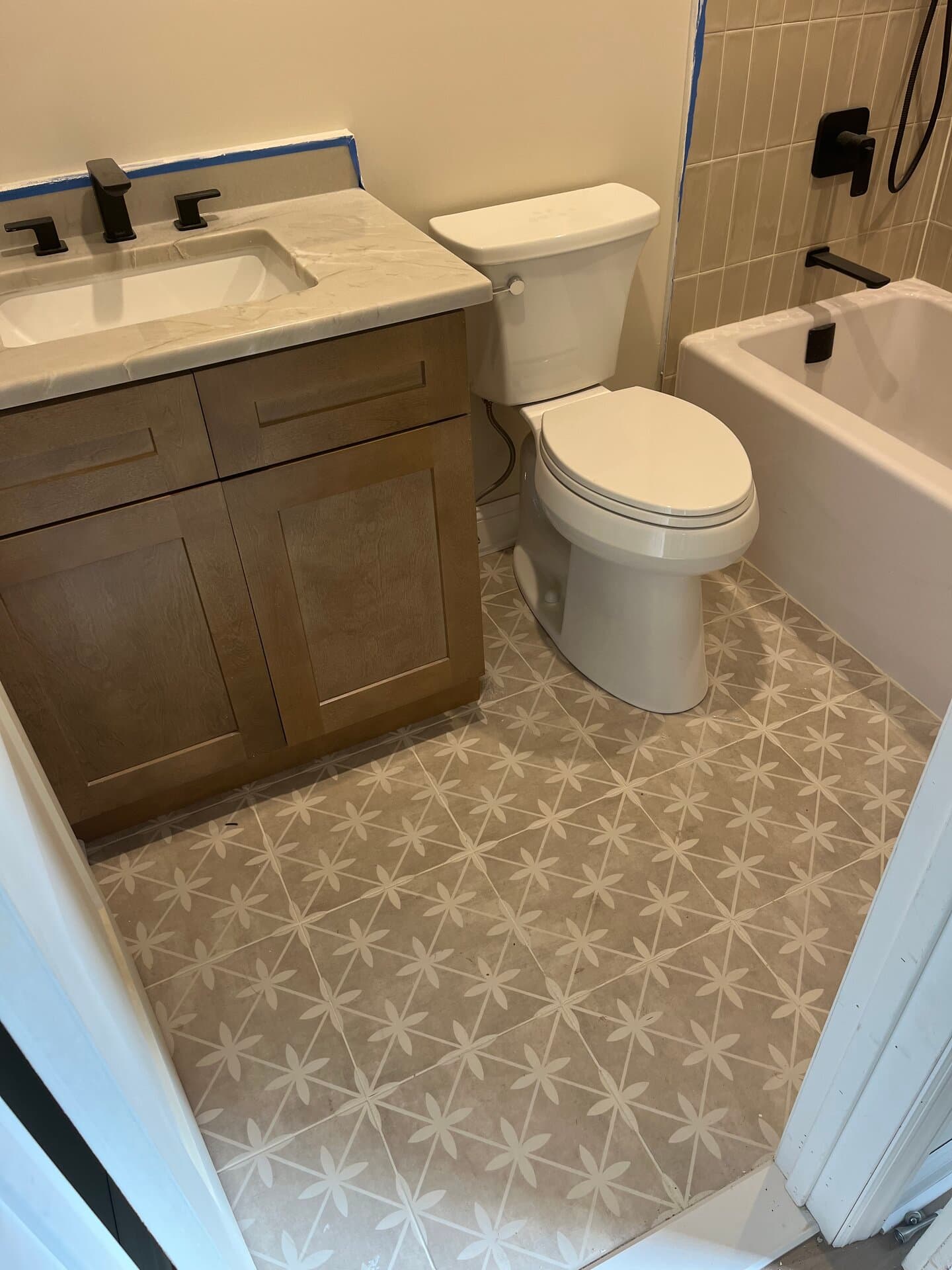 Full Bathroom Remodel — Bathroom tile work by JL Tile & Stone in Red Bank, NJ