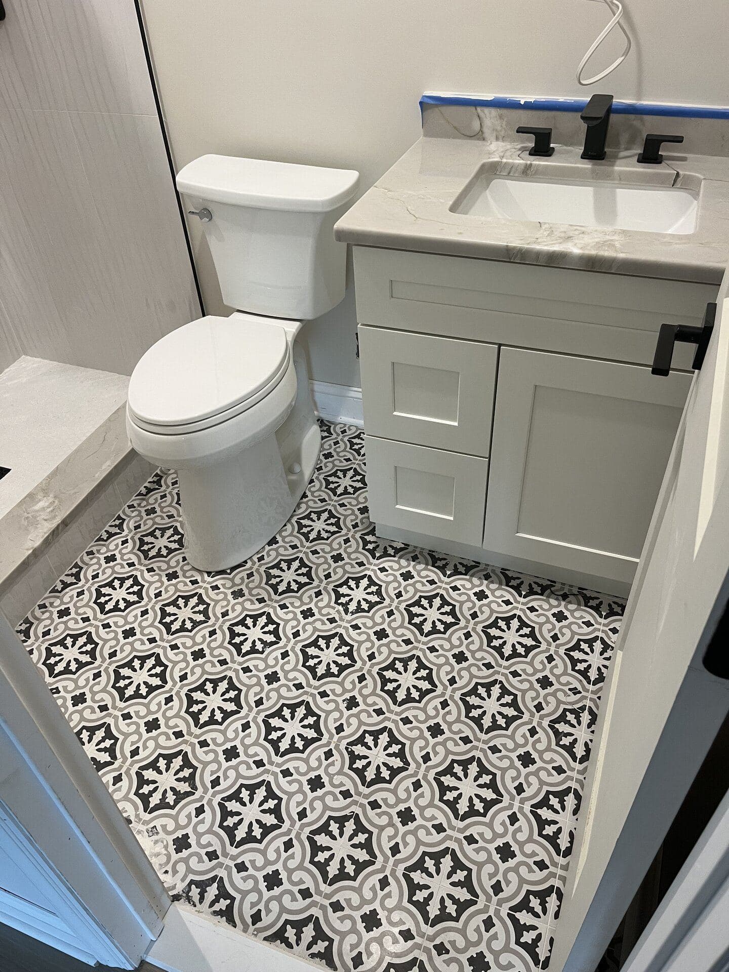 Full Bathroom Remodel — tile and stone work photo 5 by JL Tile & Stone, New Jersey