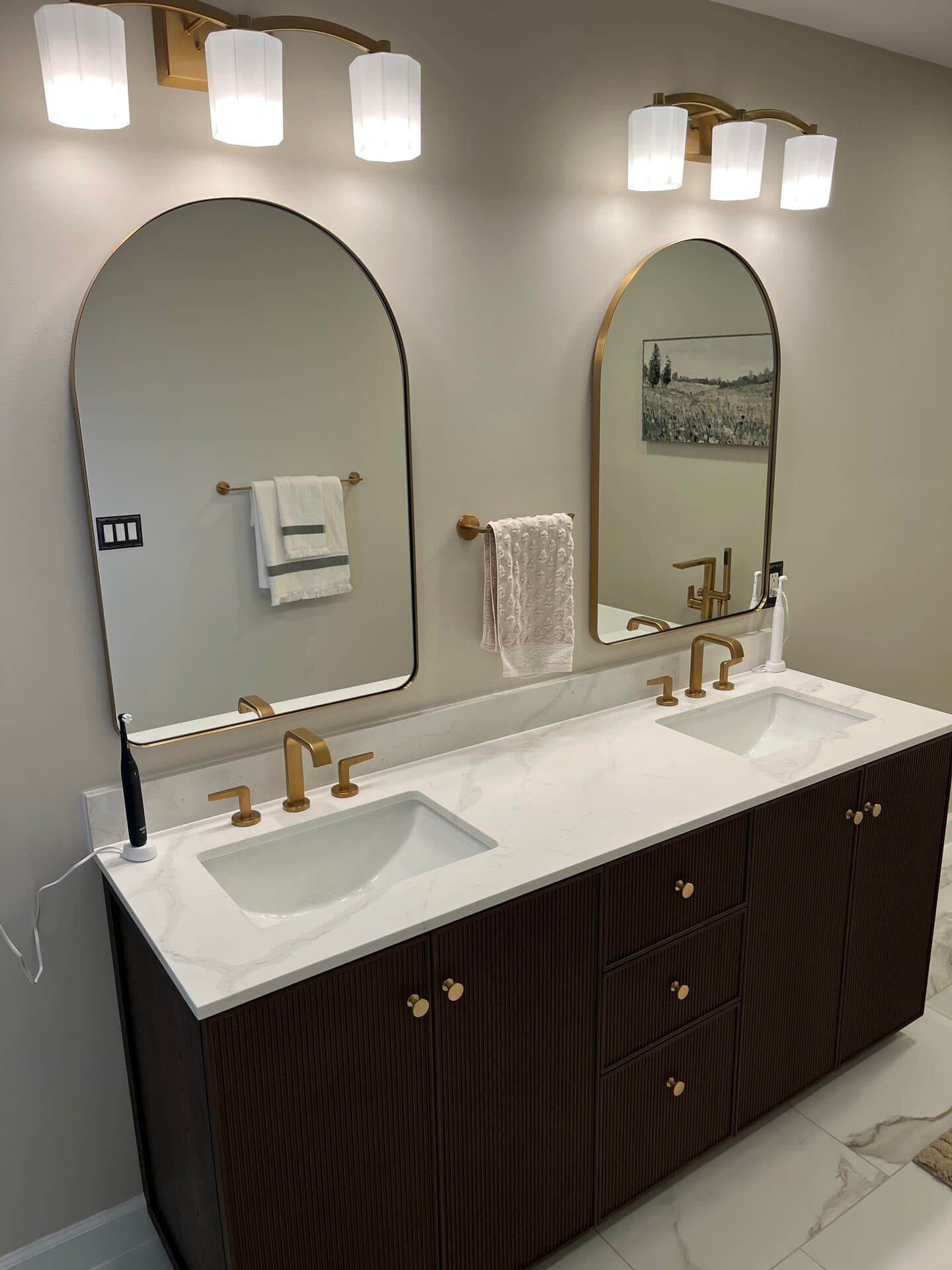 Master Bath Transformation — Bathroom tile work by JL Tile & Stone in Toms River, NJ
