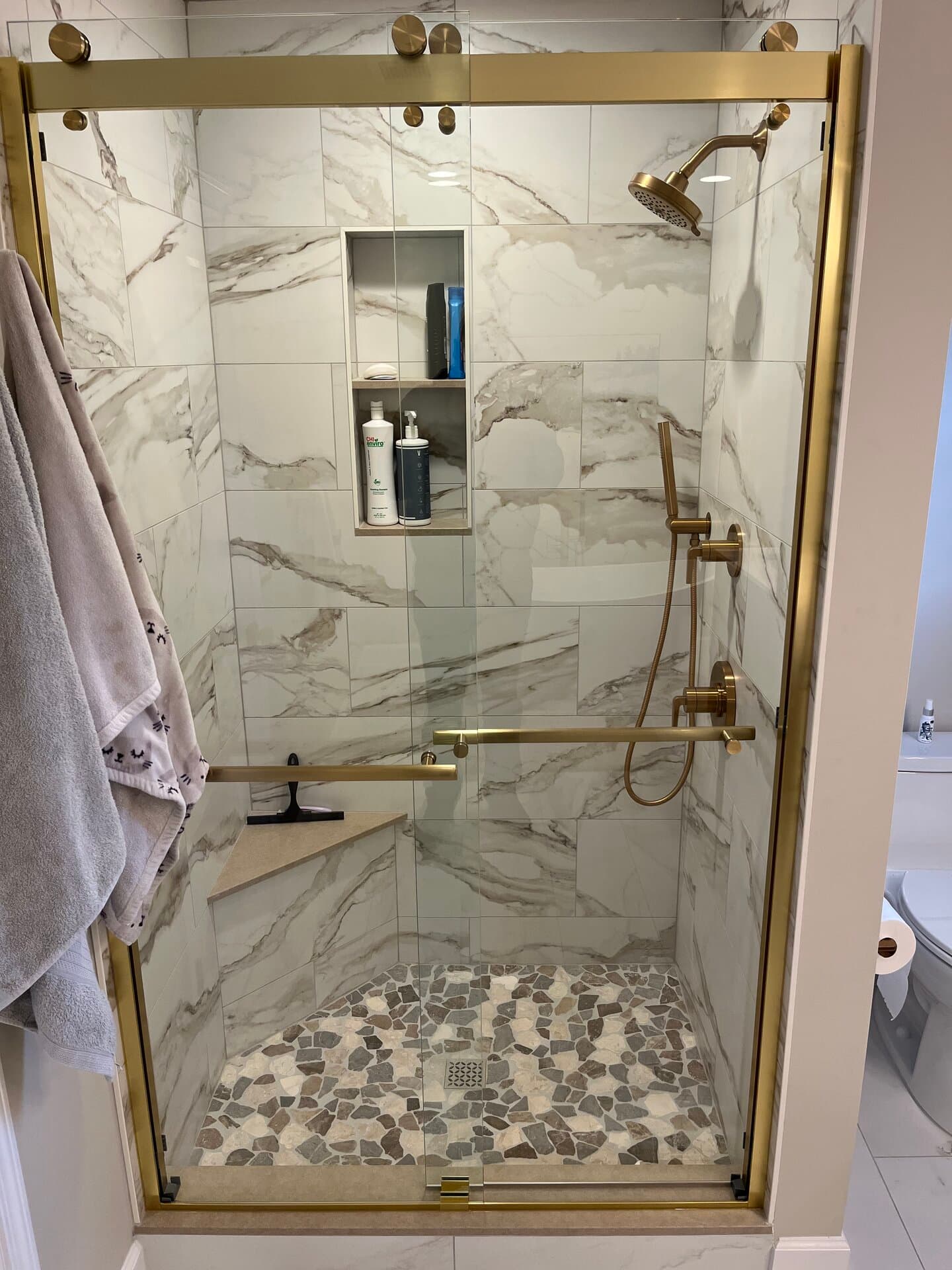 After photo 4 — Master Bath Transformation tile project by JL Tile & Stone, NJ
