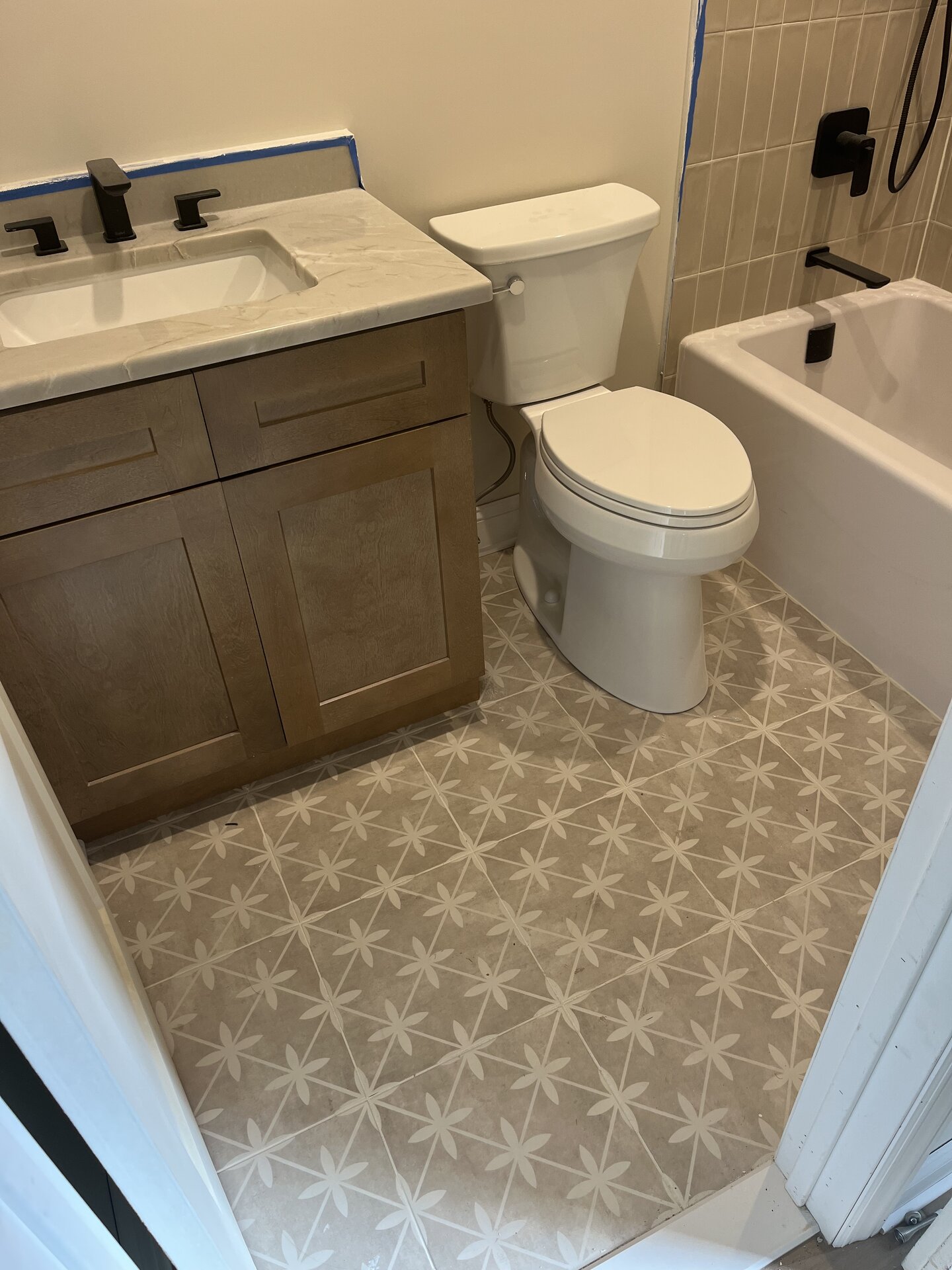 Full Bathroom Remodel — bathroom project in Red Bank, NJ by JL Tile & Stone